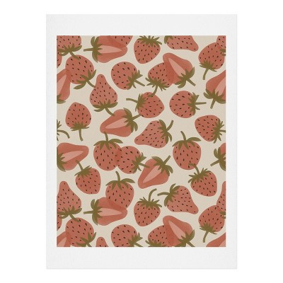 Alisa Galitsyna Strawberry Harvest 11" x 14" Art Print - Society6 | Target