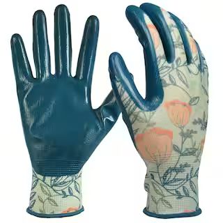 Digz Women's Medium Nitrile Coated Garden Gloves-77871-014 - The Home Depot | The Home Depot