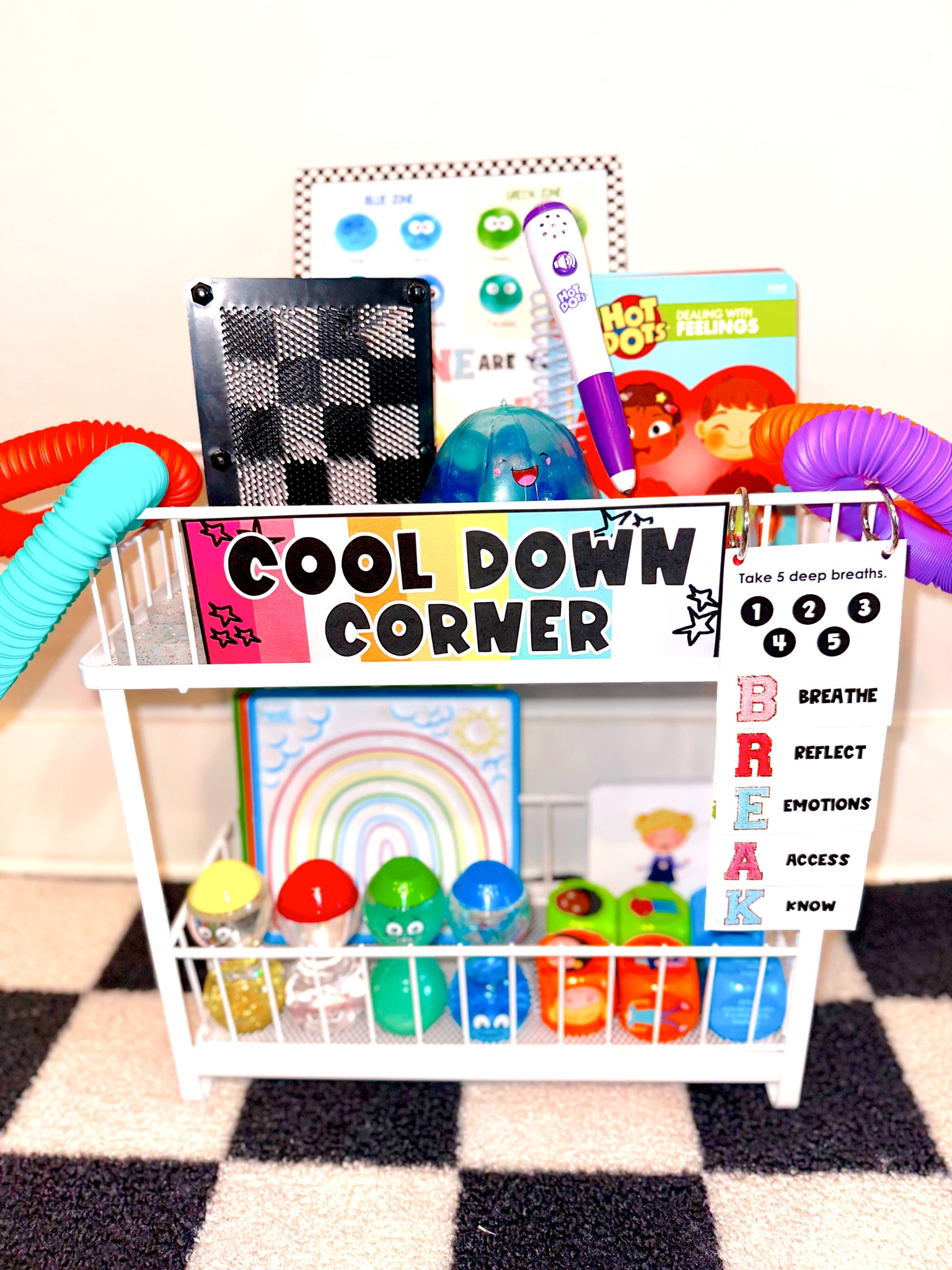Cool Down Corner 🧘🏼‍♀️🫶🏻🧠 I’m going to use this when my kids need a sensory break!

#LTKBacktoSchool #LTKunder50 #LTKFind