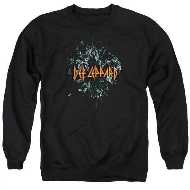 Def Leppard - Broken Glass - Crewneck Sweatshirt - Medium - Walmart.com | Walmart (US)