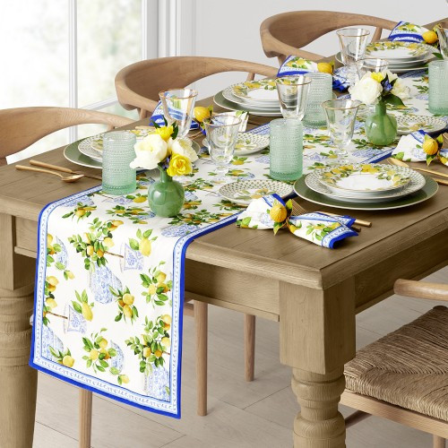 Limone Table Runner, 16""x108 | Williams-Sonoma