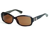 GUESS Women's Gu7410 Sunglasses, Dark Havana & Brown, 55 mm | Amazon (US)