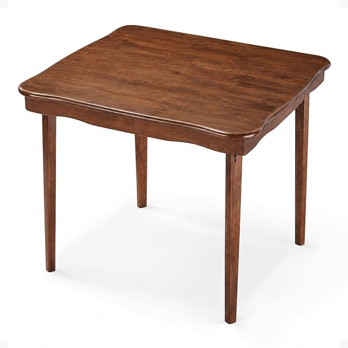 Stakmore Stylish Durable Versatile Square Folding Table, Fruitwood | Amazon (US)