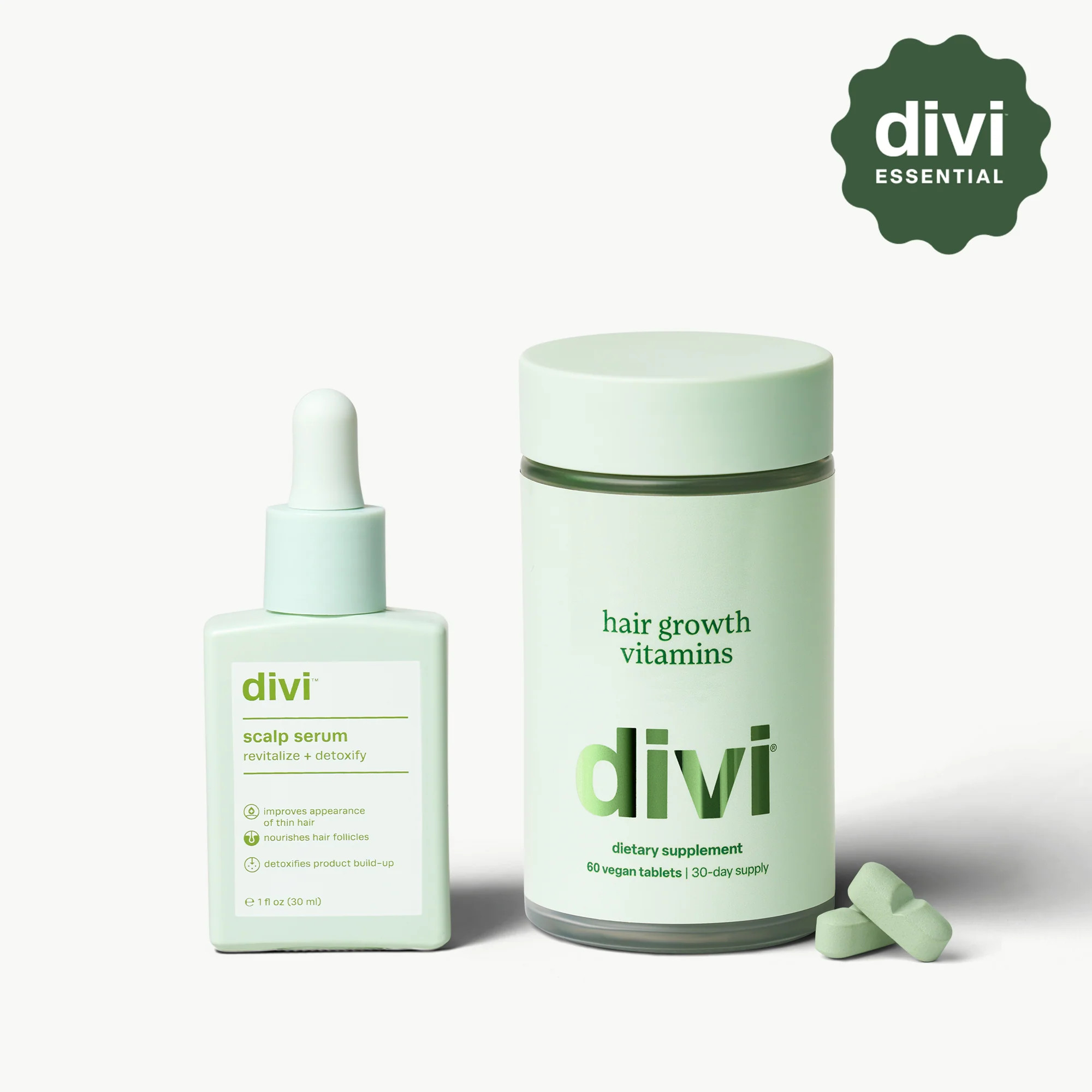 Divi Growth Care\u2122 System | Inside-Out Care for Thinning Hair | Divi Official LLC