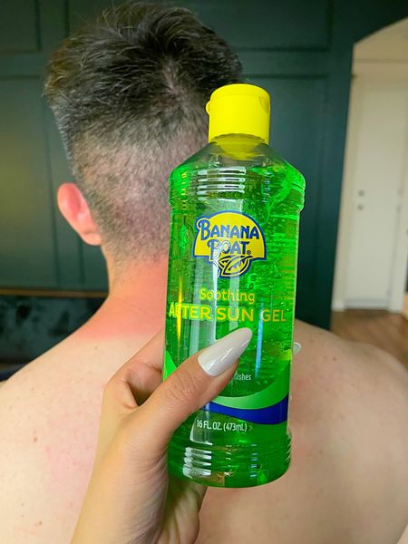Banana Boat After Sun Gel is non sticky cool to the touch and is super moisturizing! After a long day of yard work the Mr was burnt to a crisp! He woke up with a tan! 

#LTKswim #LTKFind #LTKfamily