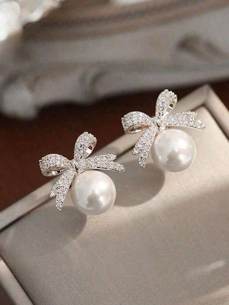 Bowknot Earrings | SHEIN