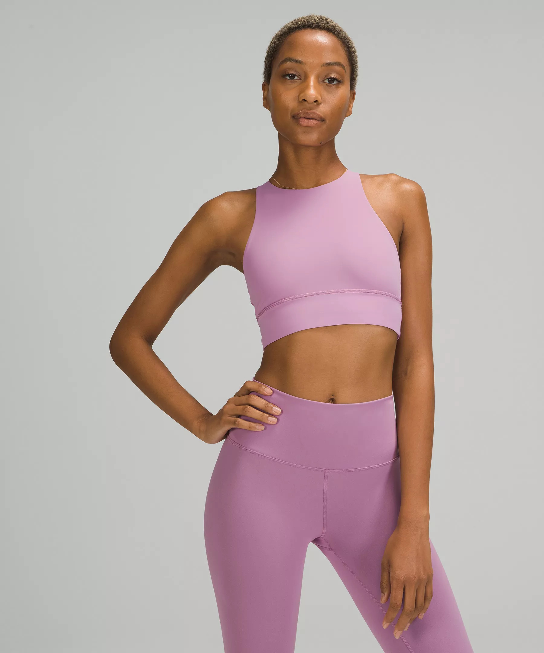 Energy Bra High-Neck Longline Tough Medium Support, B–D Cups | Lululemon (US)
