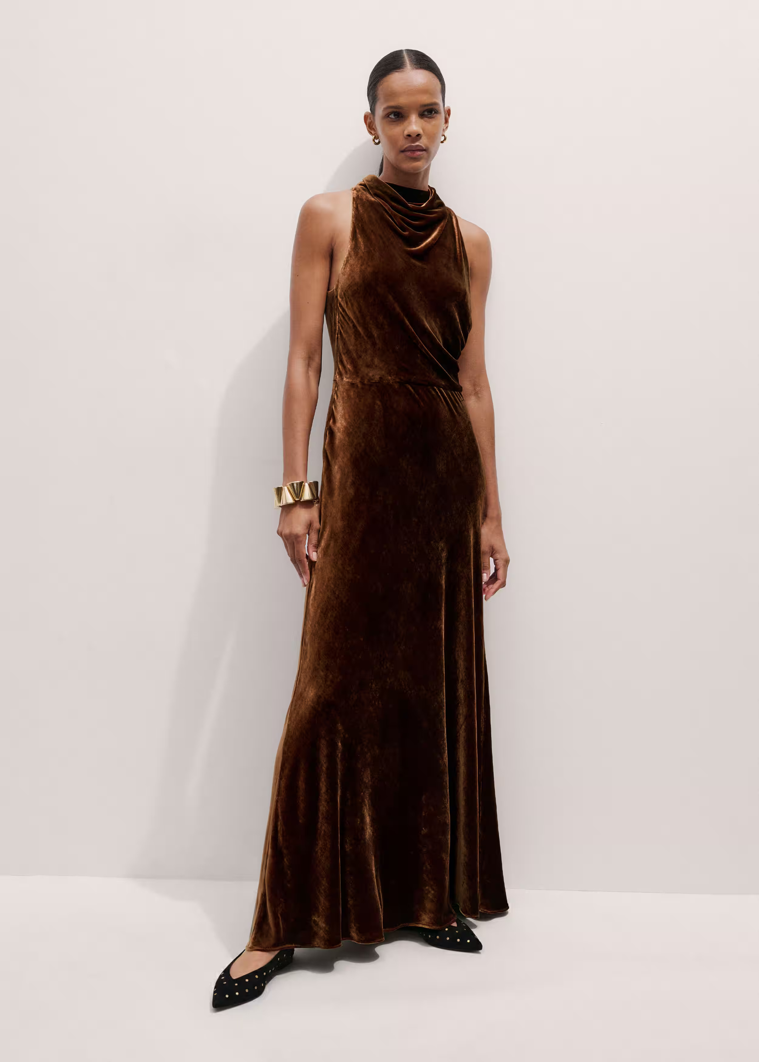 Full-Length Dress Fluid Velvet | ME+EM US