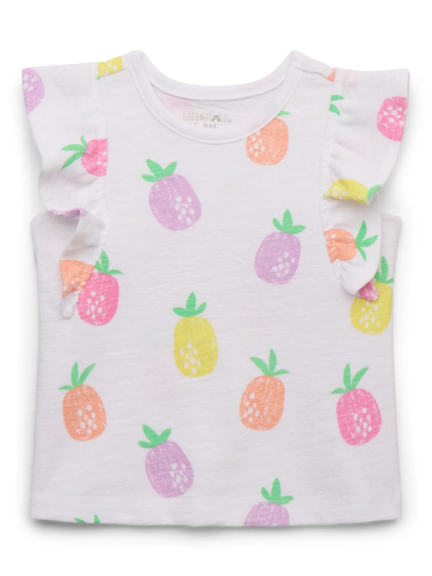 Garanimals Baby Girls Print Flutter Tank Top, Sizes 0M-24M - Walmart.com | Walmart (US)