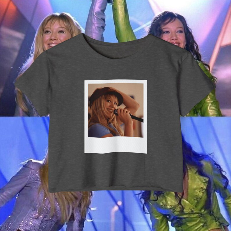 Hilary Duff Vintage Polaroid Photo Crop Top | Lizzie Mcguire | Vintage Disney Shirt | BFF Shirt |... | Etsy (US)