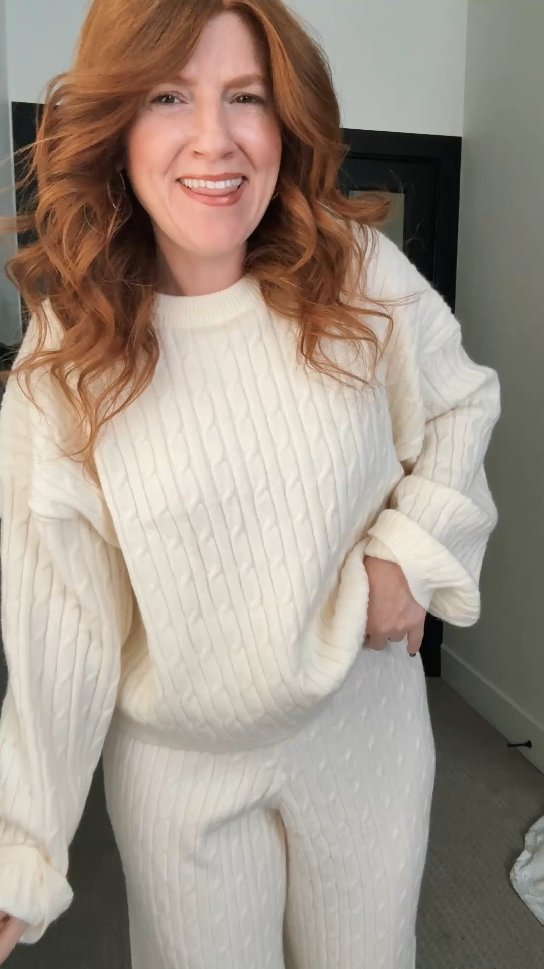 Love this cozy set! Size medium. 

#LTKootd #LTKmomlife #LTKPetite