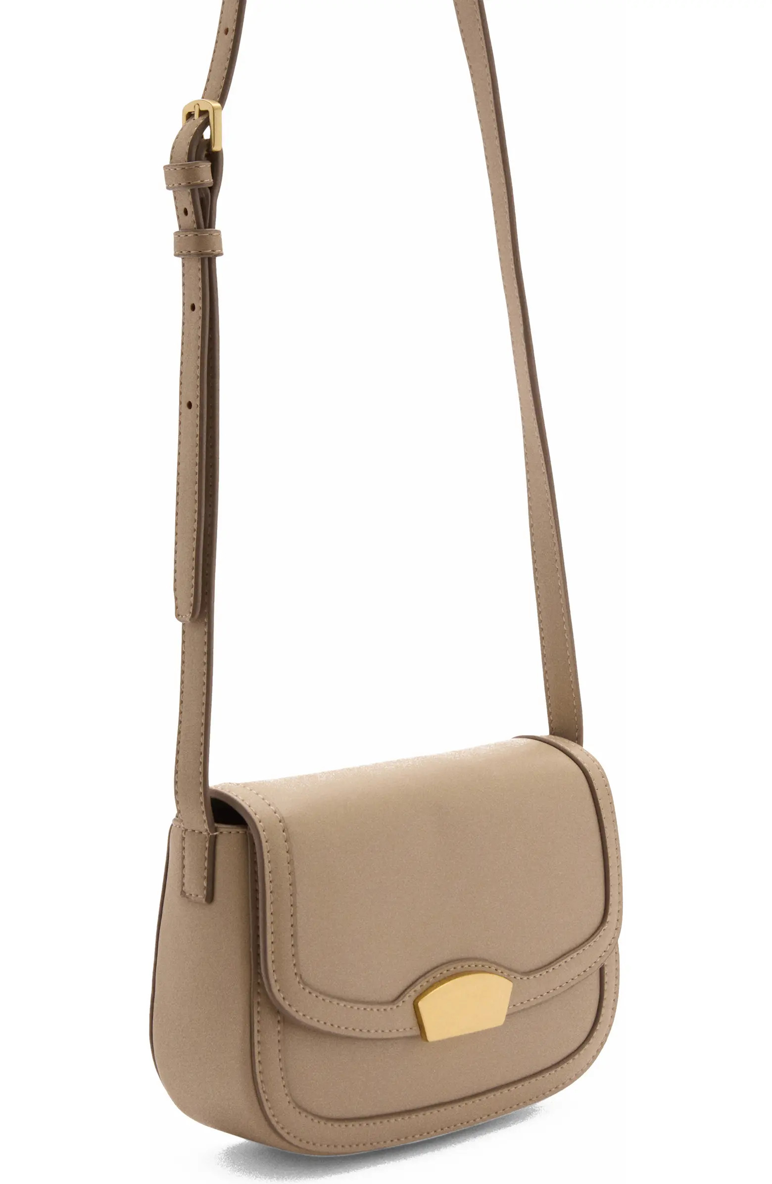 Faux Leather Flap Crossbody Bag | Nordstrom