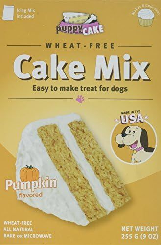Puppy Cake Pumpkin Cake Mix and Frosting (Wheat-Free) for Dogs | Amazon (US)