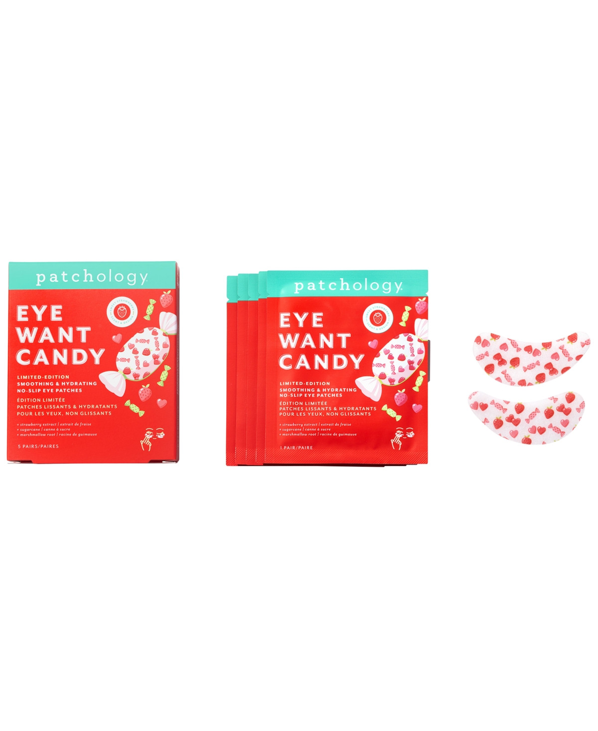 Patchology Eye Want Candy Smoothing and Hydrating No-Slip Eye Patches, 5-Pack | Macy's