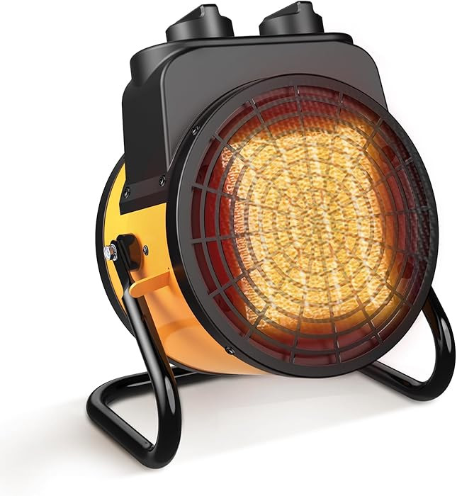 TRUSTECH 1500W Portable Space Heater, Greenhouse Heater with 3S Quick Heating & 3 Heat Modes, Ove... | Amazon (US)