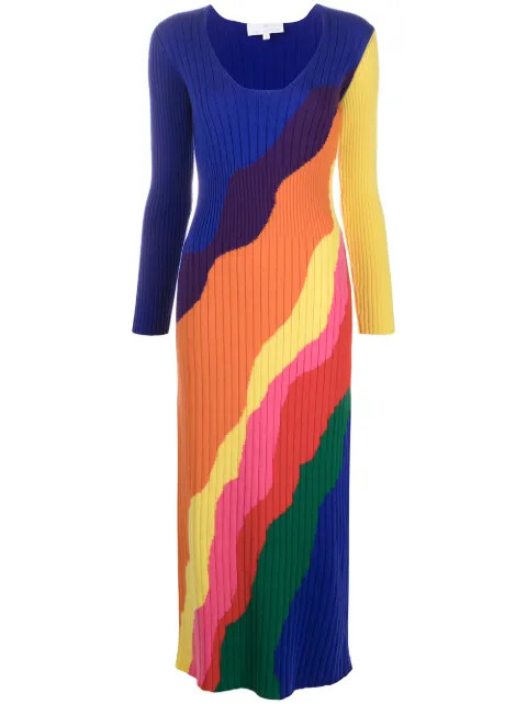 Diana rainbow knit dress | Farfetch (US)