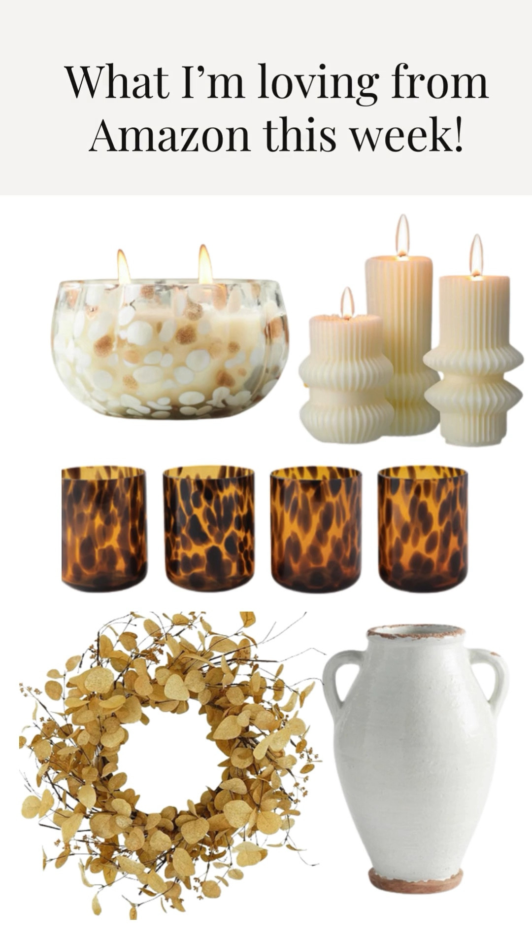 What I’m loving on Amazon this week! 

#LTKSeasonal #LTKHome #LTKVideo