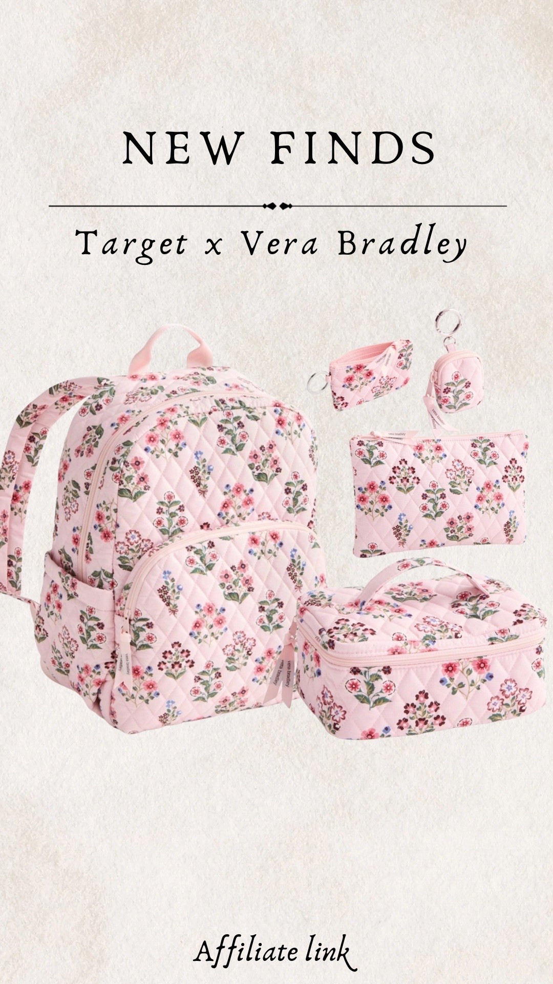 New Vera Bradley collection at Target! 🎯 

Vera Bradley, quilted, travel bags, travel pouches, back to school, school bag, backpack, floral

#LTKmomlife #LTKTravel #LTKKids