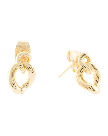 Lou Link Interlocking Earrings | TJ Maxx