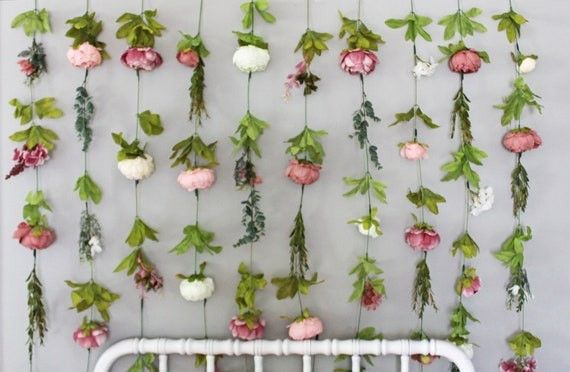 Hanging Flower Decor | Etsy (US)