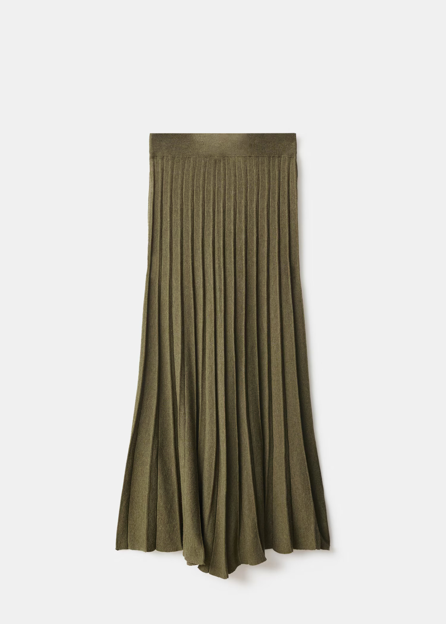 Pleated knit skirt - Women | MANGO United Kingdom | MANGO (UK)