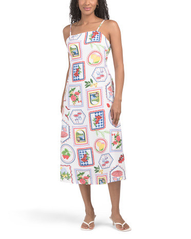 Vacation Tile Printed Maxi Dress | TJ Maxx