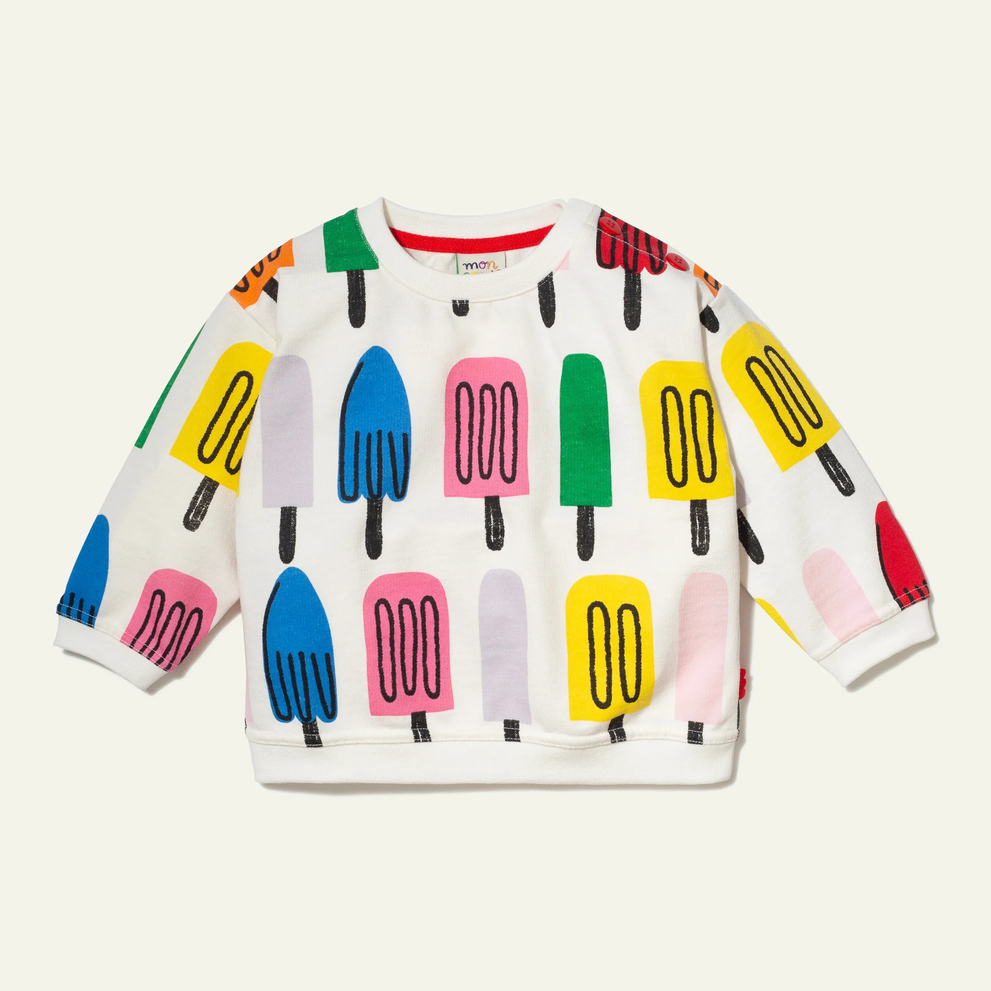 Recycled Cotton Ice Pop Kid Sweatshirt | Mon Coeur