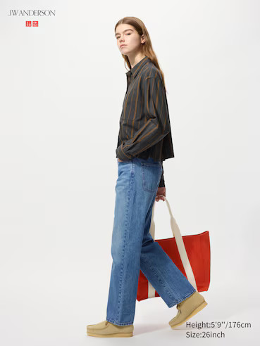 WOMEN'S JW ANDERSON STRAIGHT JEANS | UNIQLO AU | Uniqlo Australia