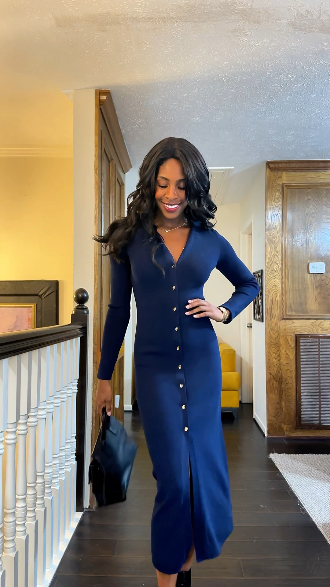 A dress that feels luxe, but won’t break the bank. It gets so many compliments! 

Use my code NessaInStyle_12 for $$ off your offer at 

TheCommense.com

Wearing size small (5’9”)
