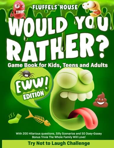Would You Rather Game Book for Kids, Teens, and Adults - EWW Edition!: Try Not To Laugh Challenge... | Amazon (US)