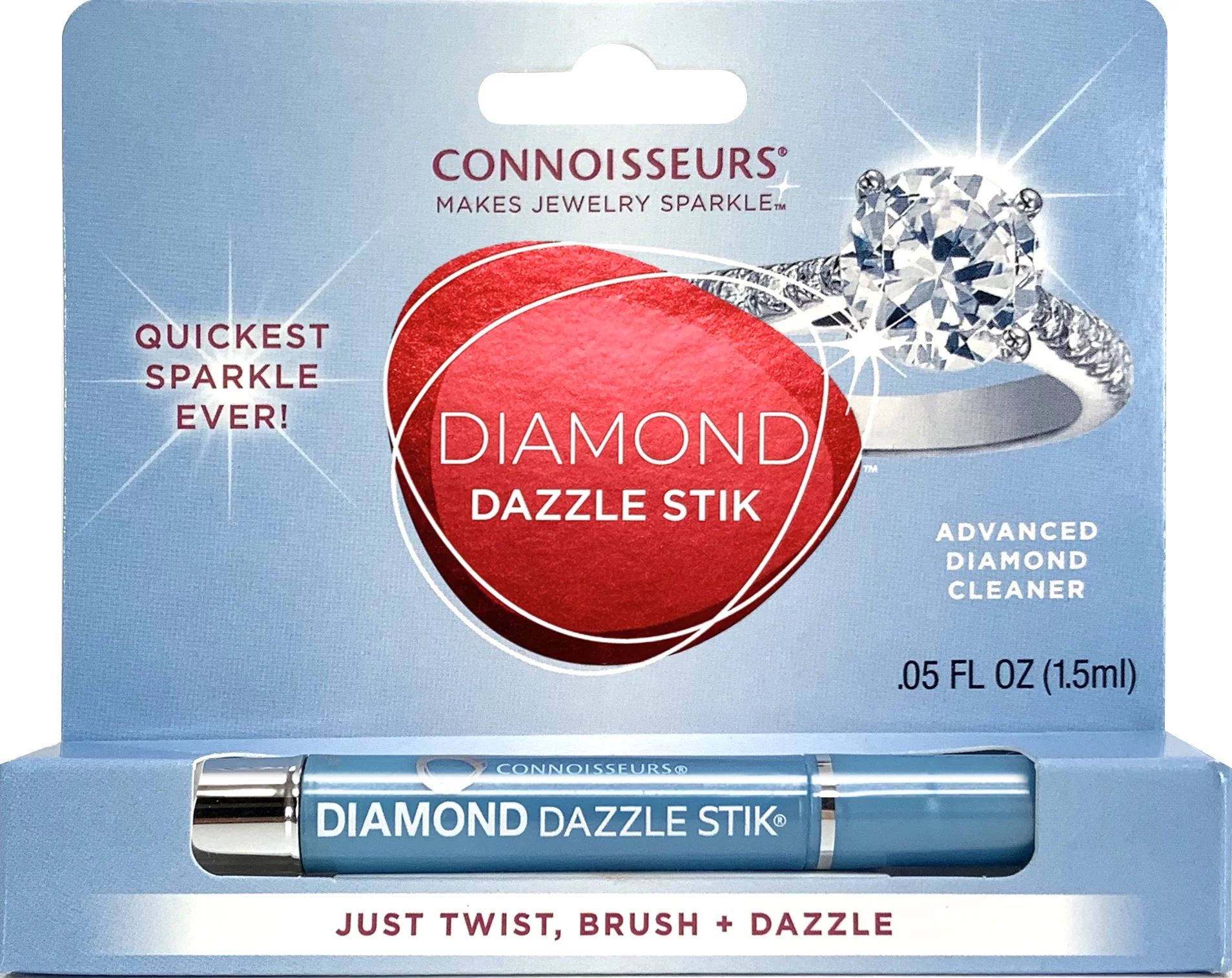 Connoisseurs Diamond Dazzle Stik Jewelry Cleaning Pen Makes Diamond Rings Sparkle Like New | Walmart (US)