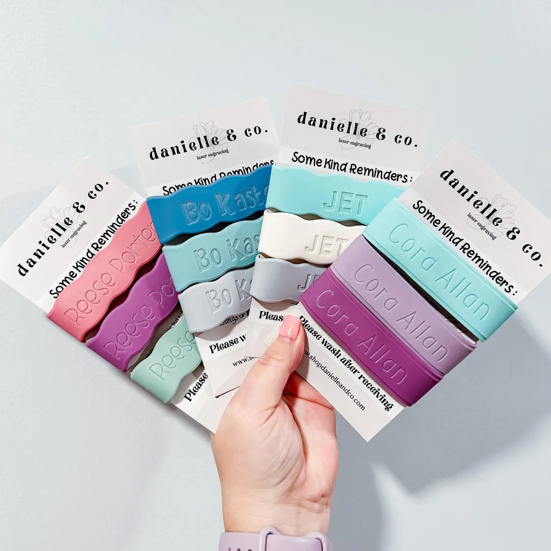 3 Pack Silicone Bottle Labels, Baby Bottle Label, Sippy Cup Label, Personalized Labels, Daycare L... | Etsy (US)