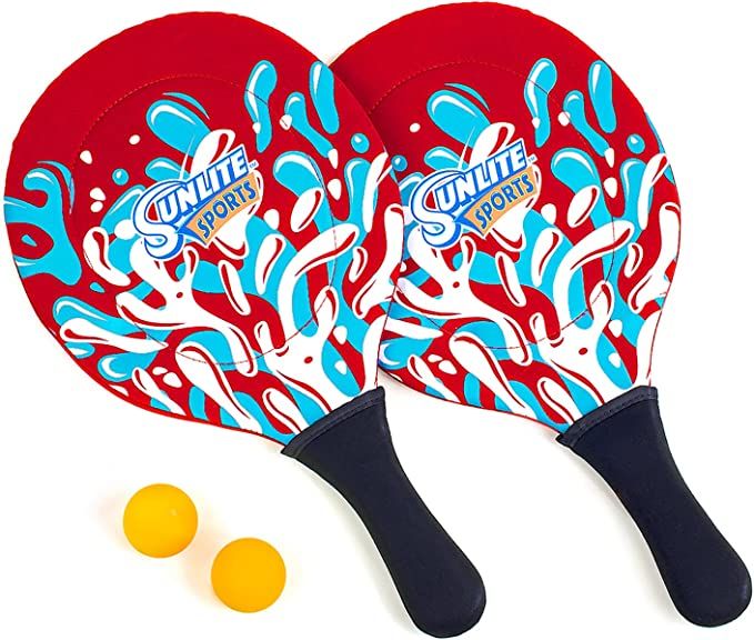 Sunlite Sports Beach Paddle Game Set, 2 Paddles and 2 Balls, Perfect for Backyard Fun or Outdoor ... | Amazon (US)