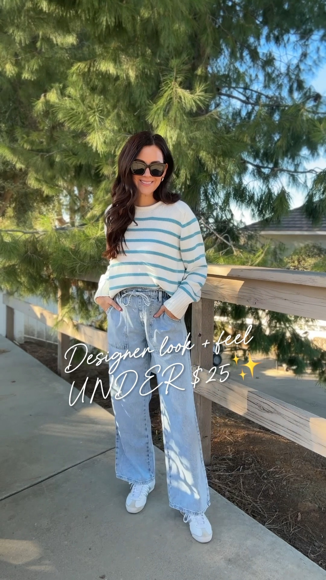 Comment DETAILS to shop✨ these $24 pull on jeans are so dang cute & im truly obsessed🤭 they look & feel like designer jeans! 
.
.
SIZING-
I’m wearing a small in the light wash and an extra small in the dark wash . I prefer the small I’d say they run true to size.
Striped sweater -medium
Scoop scuba mock neck-medium, could have done small
Striped tank -medium
.
.
#walmartstyle 

#LTKSeasonal #LTKFindsUnder50
