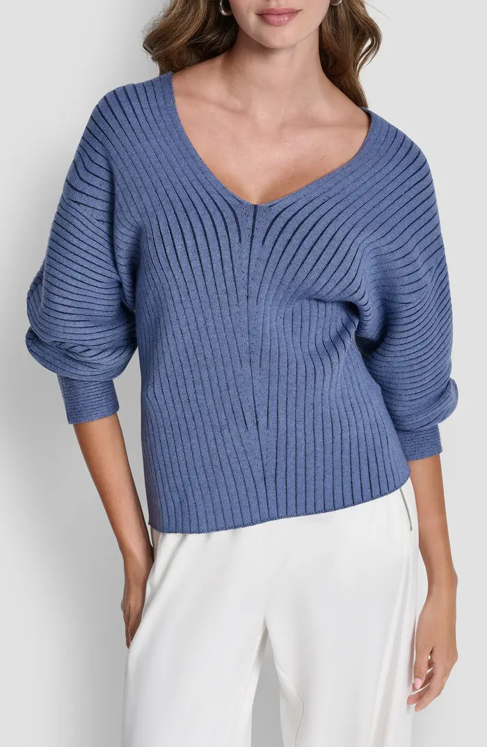Transfer Rib V-Neck Sweater | Nordstrom