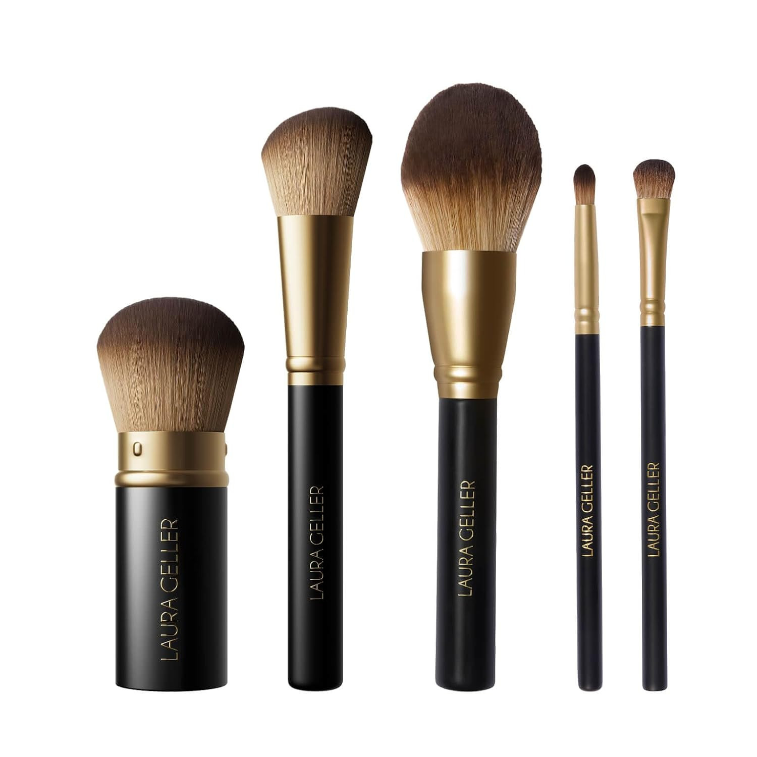 LAURA GELLER NEW YORK Cosmetic Professional Makeup Brushes - Cruelty-Free - 05 Full Face Brush Set 5pc | Amazon (US)
