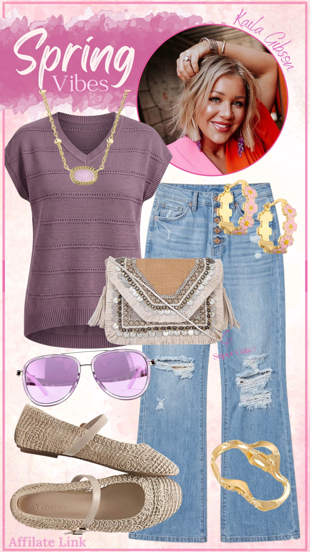 Spring style that's all about comfort and flair! Loving this fun, ripped denim look. 🌸👖

#springfashion #casualoutfits #amazonfashion 

 #LTKdayinmylife #LTKgrwm #LTKootd