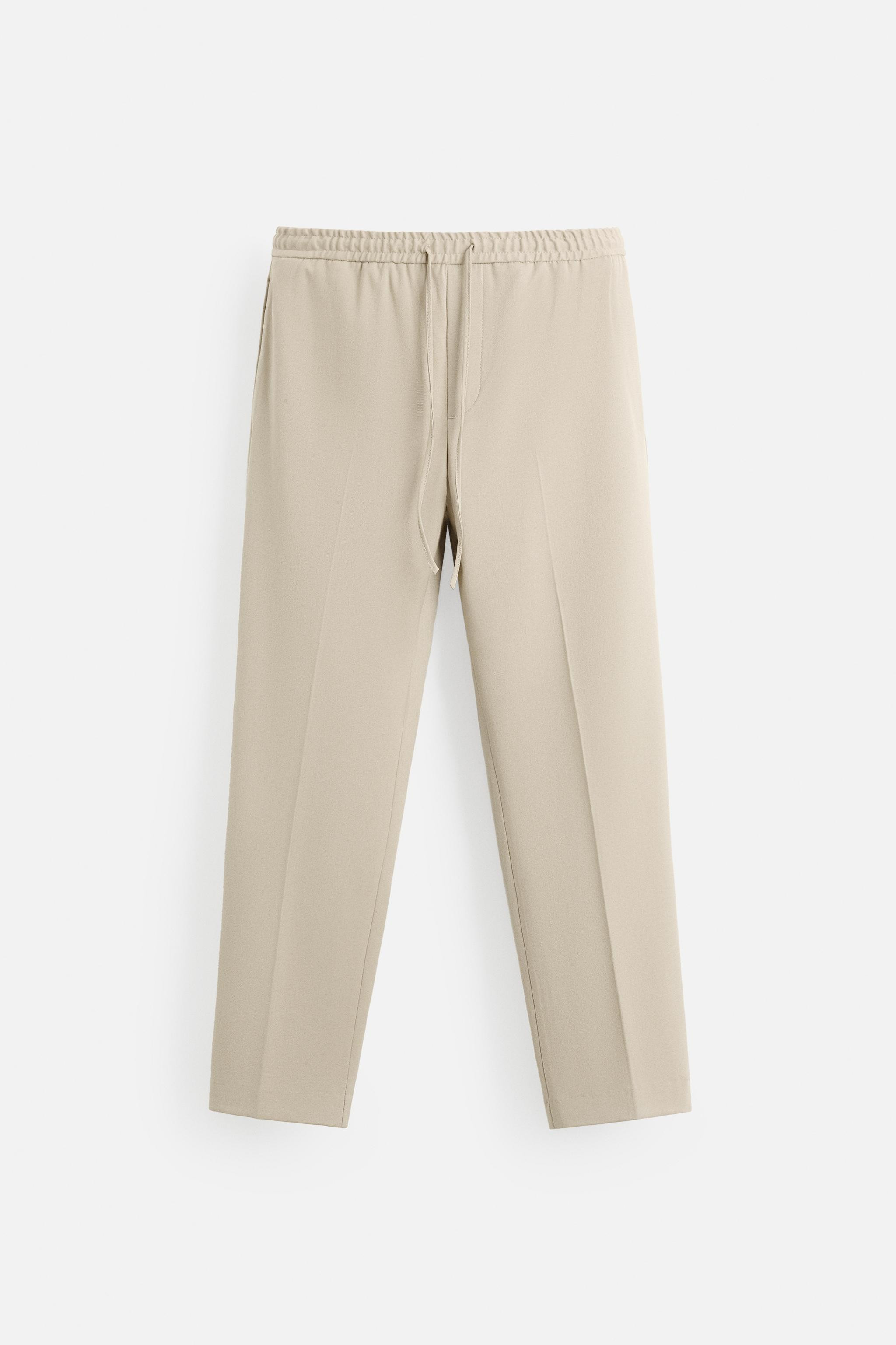 JOGGER WAIST STRETCH PANTS | Zara US