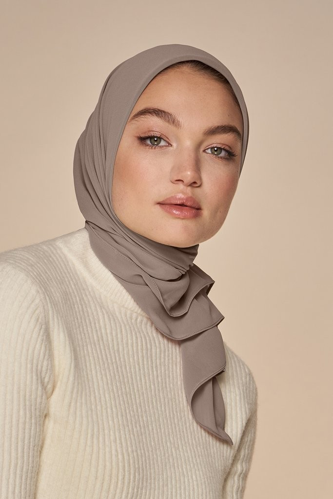 Everyday Chiffon Hijab - Mink | Haute Hijab