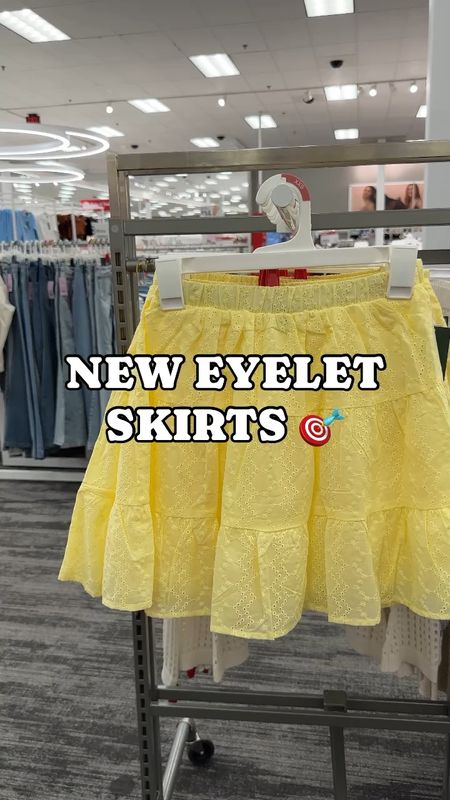 New eyelet mini skirts! 🎯 how perfect are these! Also see they have a matching top that I did not see in store but linking! 

Follow me for more affordable fashion and Target finds! 

Target | Target Style | Spring Style | Eyelet | Affordable Fashion 

#LTKfindsunder50 #LTKSeasonal #LTKstyletip