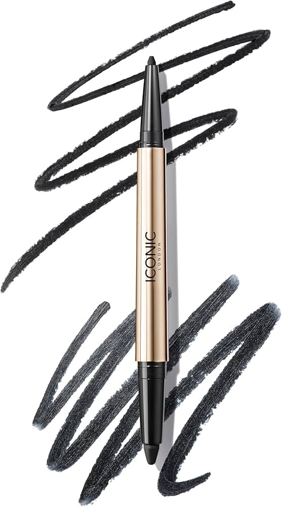 ICONIC LONDON Smokey Eye Duo Eyeliner | Creamy, Easy to Blend 2-in-1 Eyeliner Crayon, Water Resis... | Amazon (US)