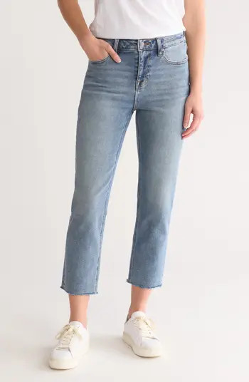Stevie Crop Straight Leg Jeans | Nordstrom Rack