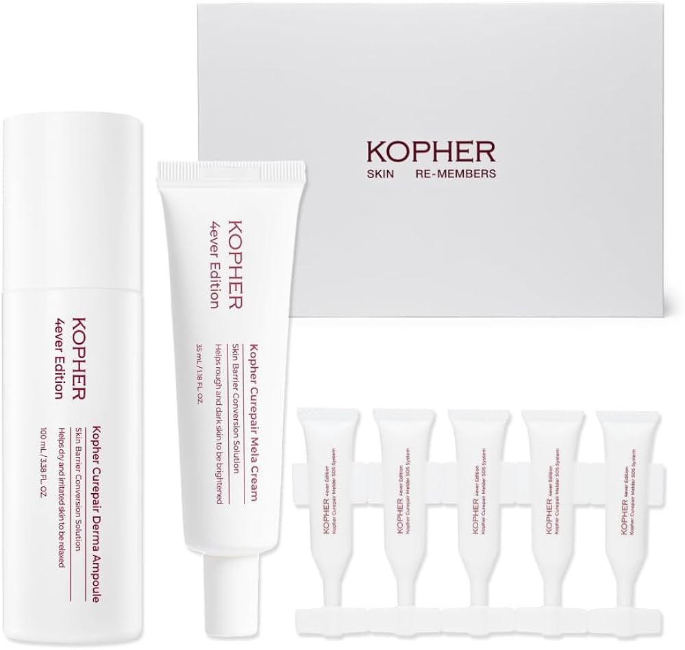 Kopher SKIN Barrier Repair Trio – Peptide & Niacinamide Skincare Set with Ampoule Mist,SOS Trea... | Amazon (US)
