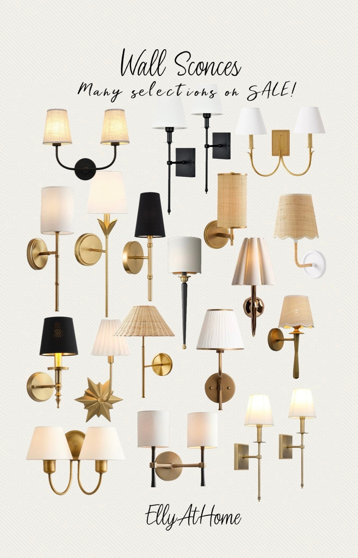 Wall sconces including ones in my home (top 2 on the left in first row ) many selections on sale! Style in many areas of your home. Classic, coastal home style. Amazon, Wayfair, Crate & Barrel, Pottery Barn, Serena & Lily 

#LTKSaleAlert #LTKHome