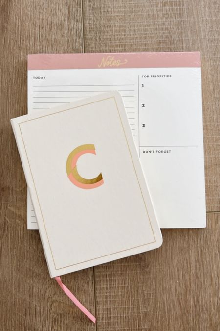 Target personalized gift idea! Grab these $5 monogrammed journals for your coworkers, coaches, teachers, etc. today they are on sale for $4.50. You can add a notepad or gift card depending on what you want to spend  

#LTKGiftGuide #LTKSeasonal #LTKHoliday