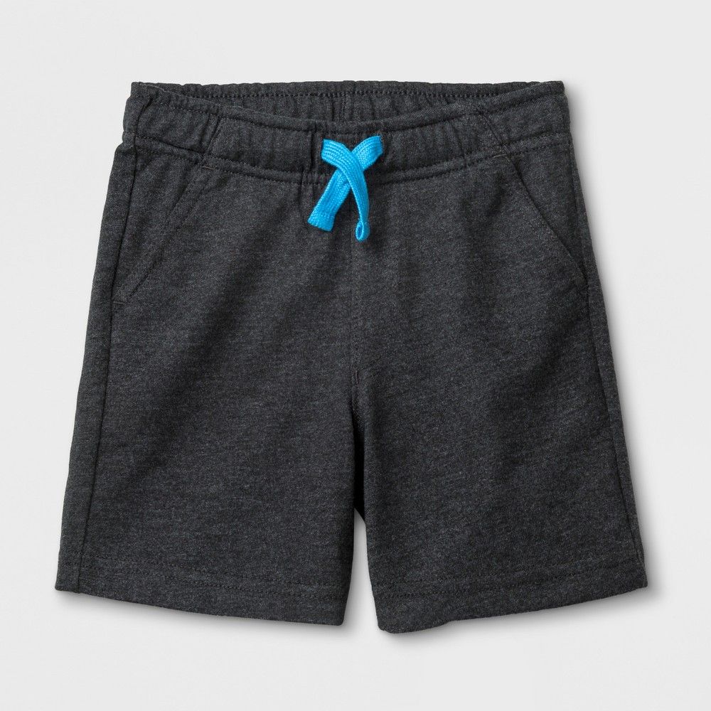 Toddler Boys' Pull-On Shorts - Cat & Jack Charcoal (Grey) 2T | Target