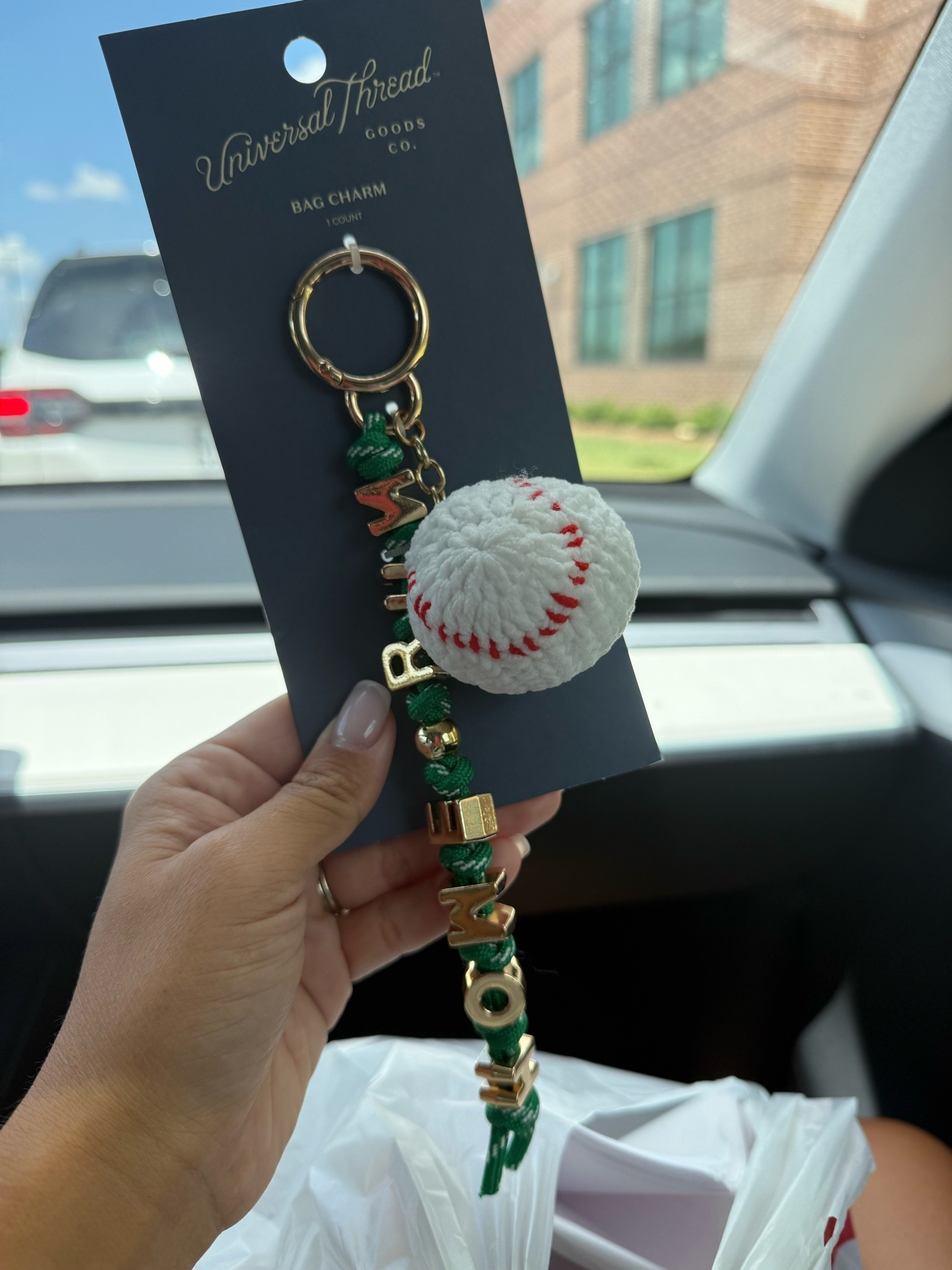 Homerun keychain