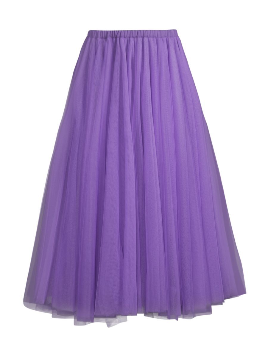 Cynthia Rowley Tulle Midi-Skirt | Saks Fifth Avenue