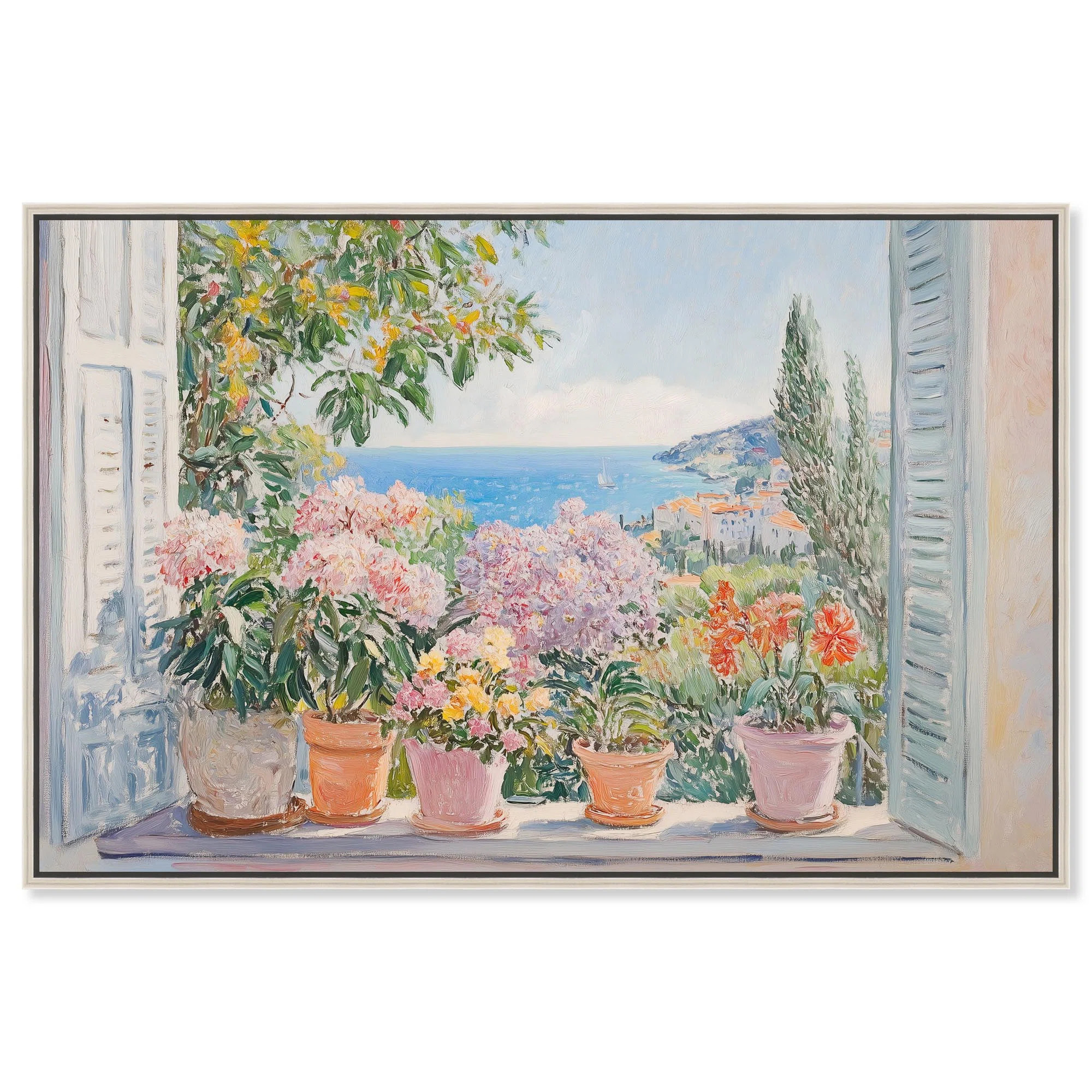 Mediterranean Blooms Canvas by Art Remedy | Wayfair North America