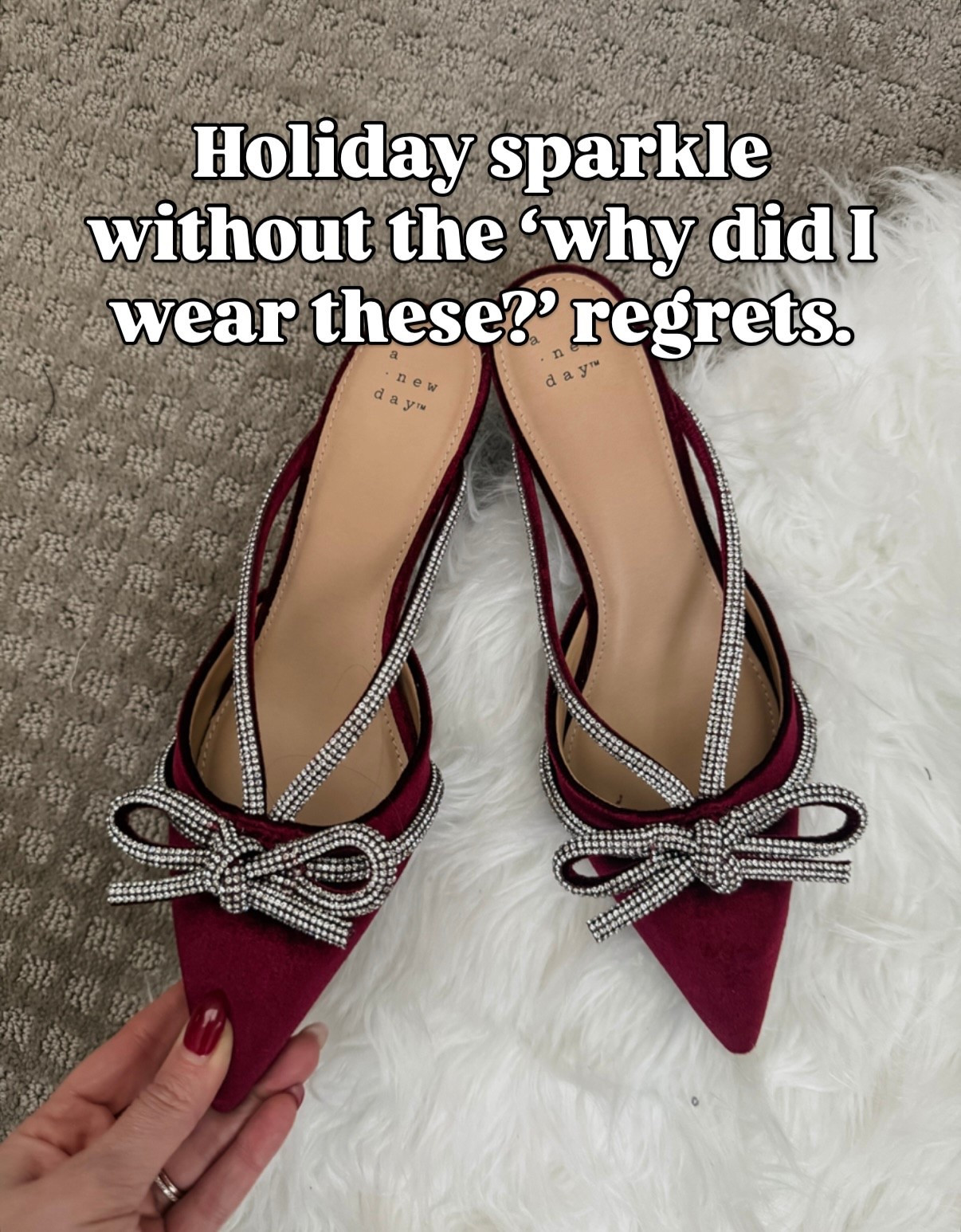 Love these fun kitten heels for the holidays. Fit true to size. 

#LTKHoliday #LTKFindsUnder100 #LTKFindsUnder50